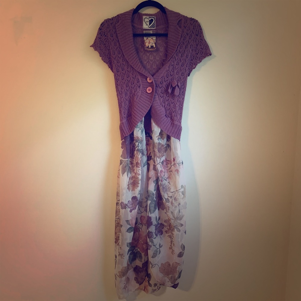 Handmade Purple Duster